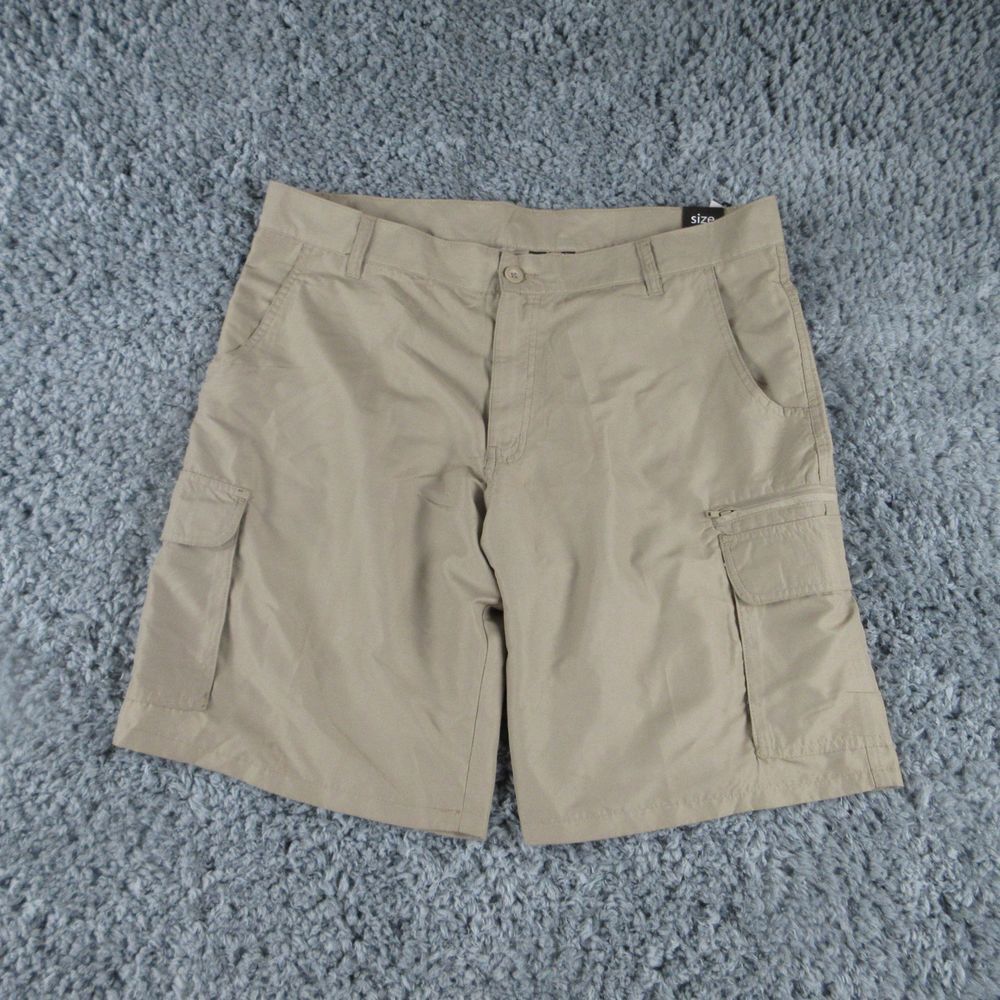 Burnside Shorts Mens 38 Beige Tan Cargo 38x10* NWT